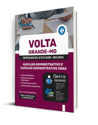 Apostila Prefeitura de Volta Grande - MG  - Auxiliar Administrativo e Auxiliar Administrativo CRAS - Imagem 2