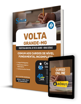 Apostila Prefeitura de Volta Grande - MG  - Comum aos Cargos de Nível Fundamental Incompleto - Imagem 1