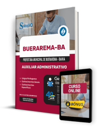Capa Apostila Prefeitura de Buerarema - BA  - Auxiliar Administrativo