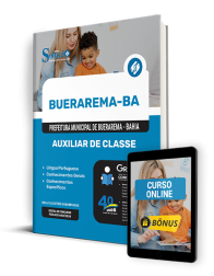 Capa Apostila Prefeitura de Buerarema - BA  - Auxiliar de Classe