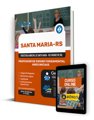 Apostila Prefeitura de Santa Maria - RS  - Professor de Ensino Fundamental Anos Iniciais - Imagem 1