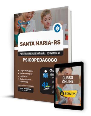 Apostila Prefeitura de Santa Maria - RS  - Psicopedagogo - Imagem 1