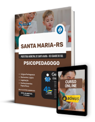 Capa Apostila Prefeitura de Santa Maria - RS  - Psicopedagogo