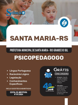 Apostila Prefeitura de Santa Maria - RS  - Psicopedagogo - Imagem 3