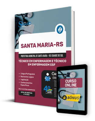 Apostila Prefeitura de Santa Maria - RS  - Técnico em Enfermagem e Técnico em Enfermagem ESF - Imagem 1