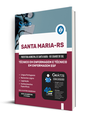 Apostila Prefeitura de Santa Maria - RS  - Técnico em Enfermagem e Técnico em Enfermagem ESF - Imagem 2