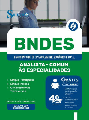 Apostila BNDES em PDF  - Analista - Comum às Especialidades - Imagem 1
