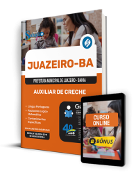 Capa Apostila Prefeitura de Juazeiro - BA  - Auxiliar de Creche