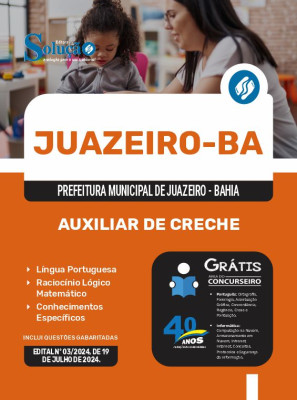 Apostila Prefeitura de Juazeiro - BA  - Auxiliar de Creche - Imagem 3