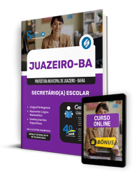 Capa Apostila Prefeitura de Juazeiro - BA  - Secretário(a) Escolar