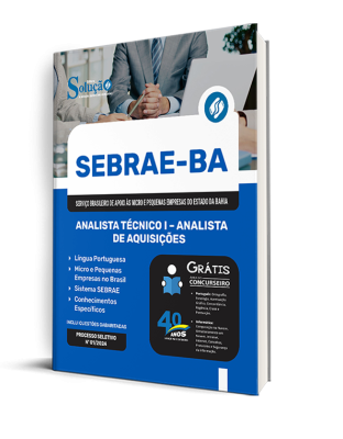 Apostila SEBRAE-BA  - Analista Técnico I - Analista de Aquisições - Imagem 2