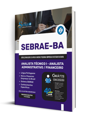 Apostila SEBRAE-BA  - Analista Técnico I - Analista Administrativo/Financeiro - Imagem 2