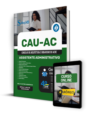 Apostila CAU-AC  - Assistente Administrativo - Imagem 1
