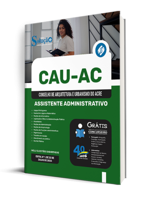 Apostila CAU-AC  - Assistente Administrativo - Imagem 2