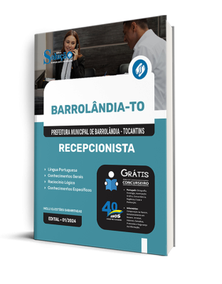Apostila Prefeitura de Barrolândia - TO  - Recepcionista - Imagem 2