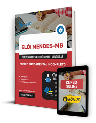 Apostila Prefeitura de Elói Mendes - MG  - Ensino Fundamental Incompleto - Imagem 1