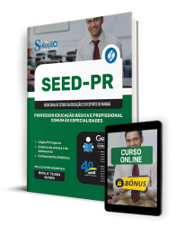 Capa Apostila SEED-PR  - Professor Educação Básica e Profissional - Comum às Especialidades