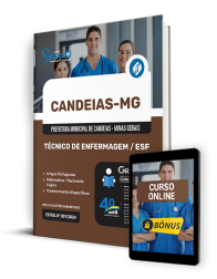 Capa Apostila Prefeitura de Candeias - MG  - Técnico de Enfermagem / ESF