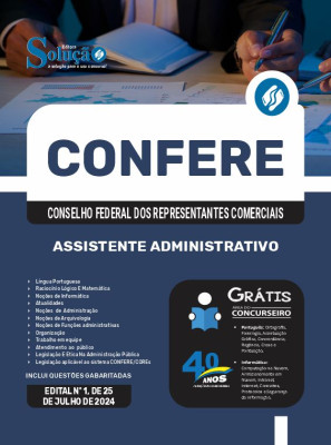 Apostila CONFERE em PDF  - Assistente Administrativo - Imagem 1