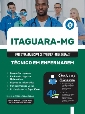 Apostila Prefeitura de Itaguara - MG em PDF  - Técnico em Enfermagem - Imagem 1