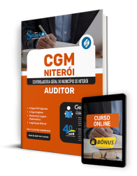 Capa Apostila CGM Niterói - RJ  - Auditor - Comum aos Cargos