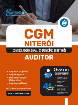 Apostila CGM Niterói - RJ  - Auditor - Comum aos Cargos - Imagem 3