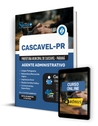 Capa Apostila Prefeitura de Cascavel - PR  - Agente Administrativo