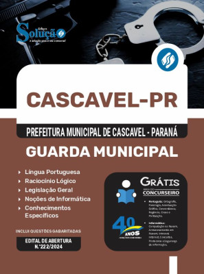 Apostila Prefeitura de Cascavel - PR  - Guarda Municipal - Imagem 3