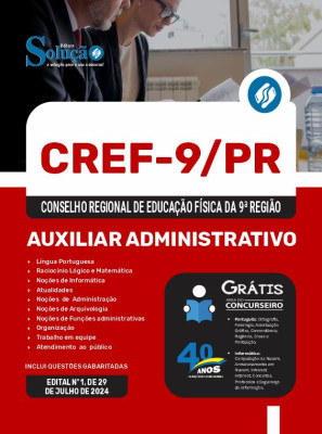 Apostila CREF-9  - Auxiliar Administrativo - Imagem 3