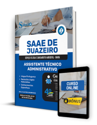 Capa Apostila SAAE de Juazeiro - BA  - Assistente Técnico-Administrativo
