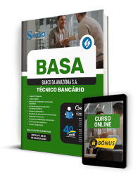 Capa Apostila BASA  - Técnico Bancário