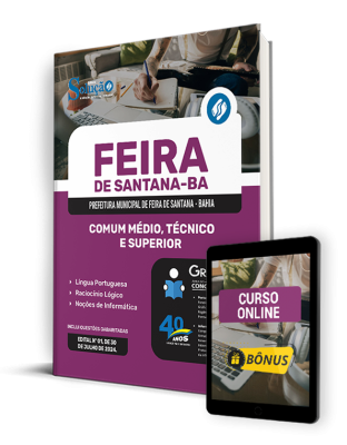 Apostila Prefeitura de Feira de Santana - BA  - Comum Médio, Técnico e Superior - Imagem 1