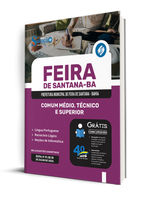 Apostila Prefeitura de Feira de Santana - BA  - Comum Médio, Técnico e Superior - Imagem 2