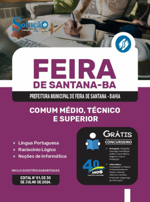 Apostila Prefeitura de Feira de Santana - BA  - Comum Médio, Técnico e Superior - Imagem 3