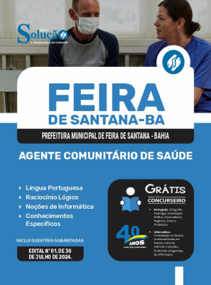 Apostila Prefeitura de Feira de Santana - BA  - Agente Comunitário de Saúde - Imagem 3