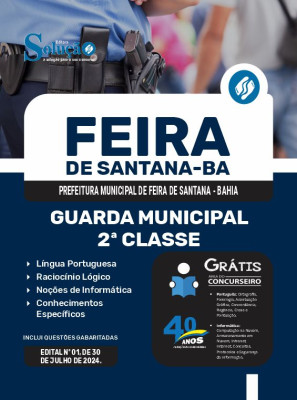 Apostila Prefeitura de Feira de Santana - BA  - Guarda Municipal - 2ª Classe - Imagem 3