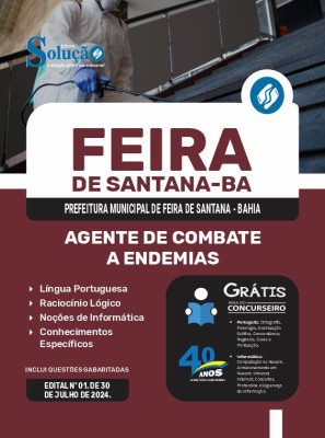 Apostila Prefeitura de Feira de Santana - BA em PDF  - Agente de Combate a Endemias - Imagem 1