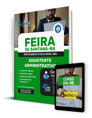 Apostila Prefeitura de Feira de Santana - BA  - Assistente Administrativo - Imagem 1