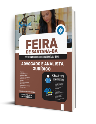 Apostila Prefeitura de Feira de Santana - BA  - Advogado e Analista Jurídico - Imagem 2