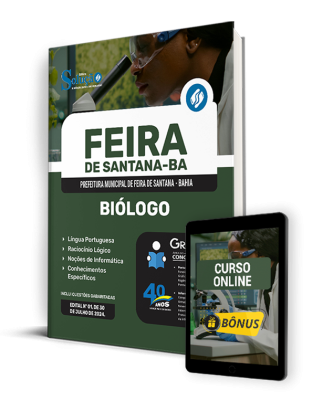 Apostila Prefeitura de Feira de Santana - BA  - Biólogo - Imagem 1