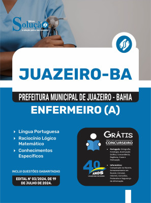 Apostila Prefeitura de Juazeiro - BA em PDF  - Enfermeiro(a) - Imagem 1