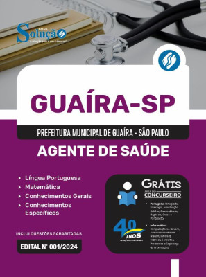 Apostila Prefeitura de Guaíra - SP em PDF  - Agente de Saúde - Imagem 1