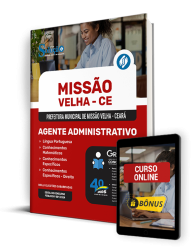 Capa Apostila Prefeitura de Missão Velha - CE  - Agente Administrativo