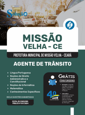 Apostila Prefeitura de Missão Velha - CE  - Agente de Trânsito - Imagem 3