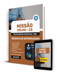 Capa Apostila Prefeitura de Missão Velha - CE  - Técnico de Enfermagem