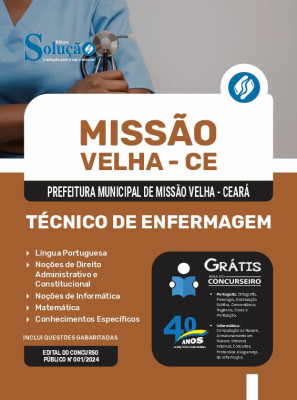 Apostila Prefeitura de Missão Velha - CE  - Técnico de Enfermagem - Imagem 3