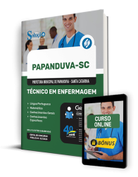Capa Apostila Prefeitura de Papanduva - SC  - Técnico em Enfermagem