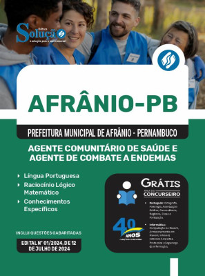 Apostila Prefeitura de Afrânio - PE  - Agente Comunitário de Saúde e Agente de Combate a Endemias - Imagem 3