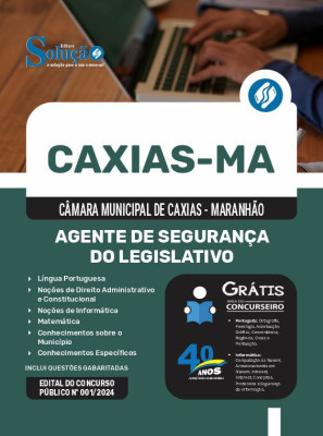Apostila Câmara de Caxias - MA em PDF  - Agente de Segurança do Legislativo - Imagem 1