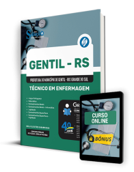 Capa Apostila Prefeitura de Gentil - RS  - Técnico em Enfermagem